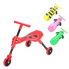 Scuttlebug 3-Wheel Foldable Ride-On Tricycle for 1-3 Year Old Boys and Girls,
