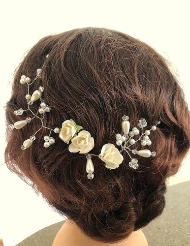 Bridal cream ivory - bridal, roses