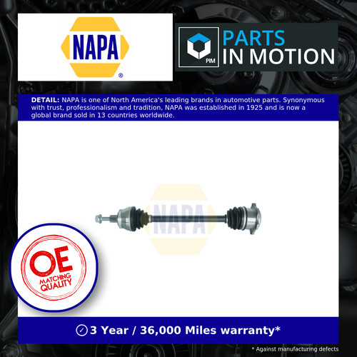 Drive shaft fits passat 3b6 - drive,
