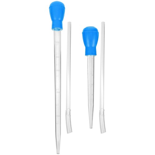 Blue plastic fish tank siphon - blue,