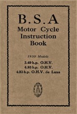 BSA Book Sloper 1930 OHV 3.49