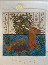 Jan Fleck Pencil Signed Capricorns III Beautiful Colorful 14/150. A35