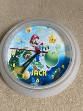 Mario Wall Clock Personalised - Jack