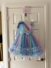 Rainbow Bow Shoulder Pretty