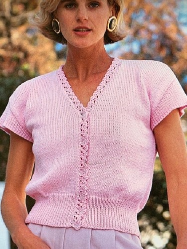 Knitting pattern ladies short - ladies,