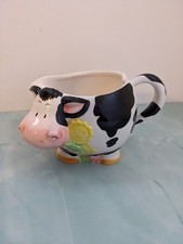 Silly Moo Hallmark Cards Uk  Ceramic Dairy Cow Cream /Milk Jug  3.5" X3.5"
