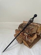 HAND FORGED FIRE POKER BLACKSMITH MADE IN UK