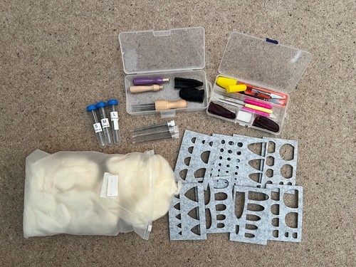 Needle felting tool - kit, with