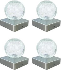 4 x Solar Crackle Ball Cool