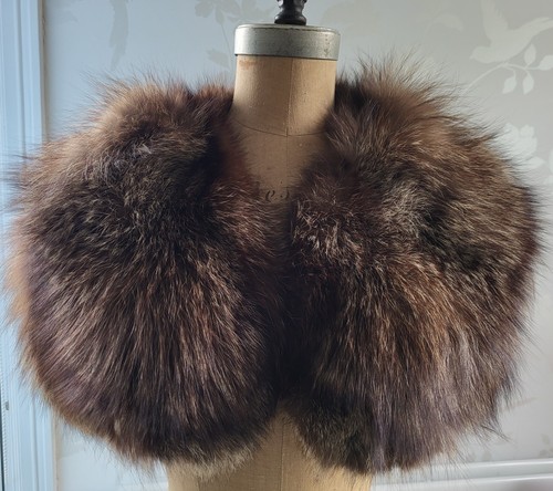 Silver fox fur - fox, cape.capelet