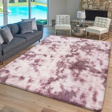 Thick Large Shaggy Rugs Non