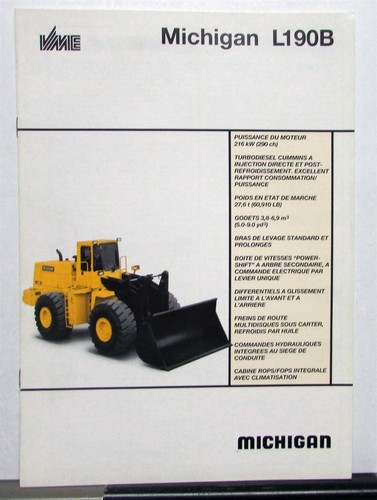 1991 michigan l190b loader - 1991,