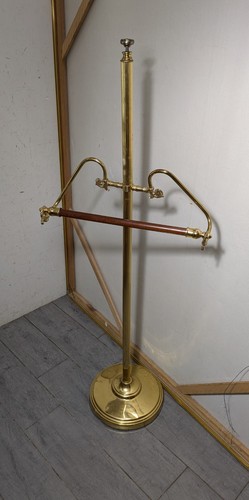 Vintage brass wood - brass, &