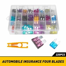 220Pc Car Fuses Assorted Kit
