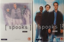 Spooks - series 1 - 4 dvd box sets all in slipcases (18 dvds)