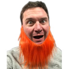 Scotsman Scottish Ireland Irish Leprechaun Ginger Orange Beard Costume Accessory