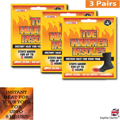 6pk insoles toe warmer - 6pk,