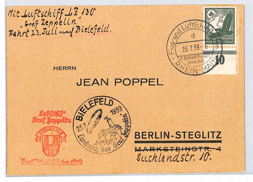 Zeppelin air mail - zeppelin,