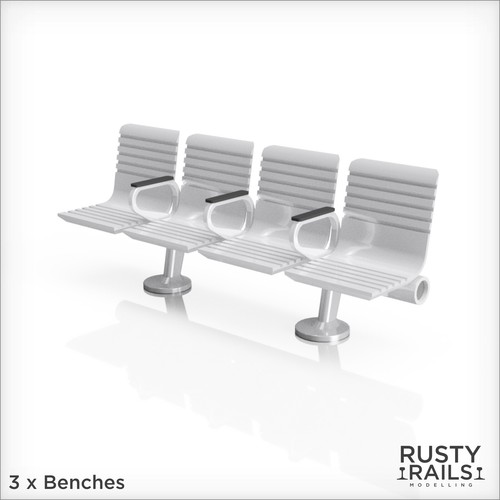 051 modern benches - modern, pack)