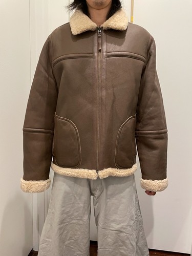 Vince brown shearling - brown,
