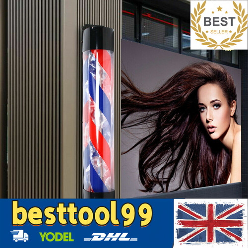 Barber pole illuminated led - illuminated,
