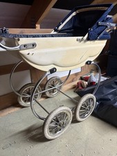 Old Fashioned Dolls Pram Navy