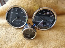 SMITHS 4" SPEEDOMETER KMh & REV COUNTER SMITHS GAUGES & FUEL GAUGE FOR REPAIR