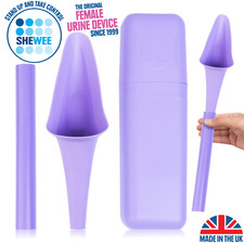 SHEWEE Larger Flexi + Case She Can Wee Urine Funnel for Camping, Festivals Lilac