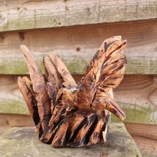 Chainsaw Carved Kingfisher