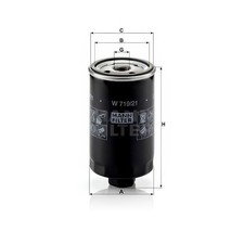 MANN Oil Filter With One