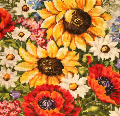 Completed large tapestry - completed,