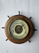 Vintage Ships Wheel Barometer