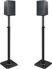 Set of 2 Mounting Dream Speaker Floor Stands Height-Adjustable for Satellites up