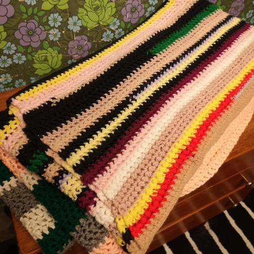 Long stripy shabby - shabby, chic