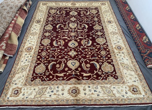 7x10 afghan ziegler wool - afghan,