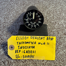 ELLIOTT PERCENT RPM TACHOMETER