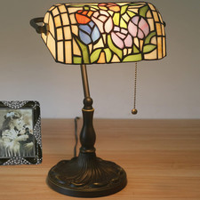 Antique Tiffany Style Stained