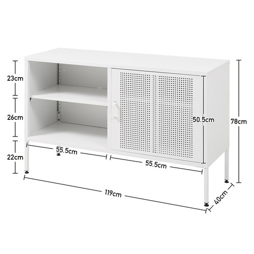 Metal sideboard cabinet - metal,