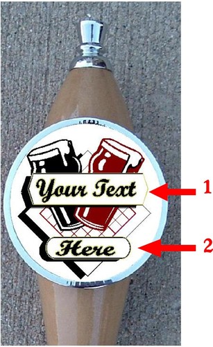 Custom personalized beer tap - custom,