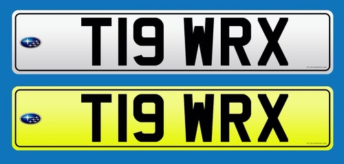 Private plate for subaru - plate,