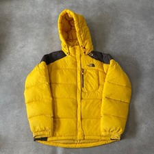 The North Face Hyvent Puffer Jacket Kids Large Insulated Hooded, Yellow