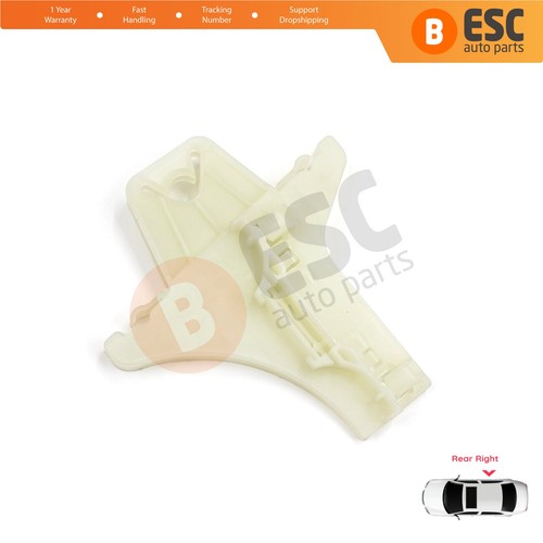Window regulator clip - window, rear