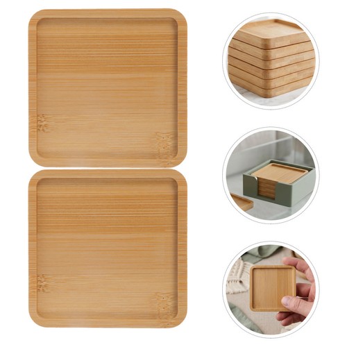 6pcs reusable bamboo - 6pcs,