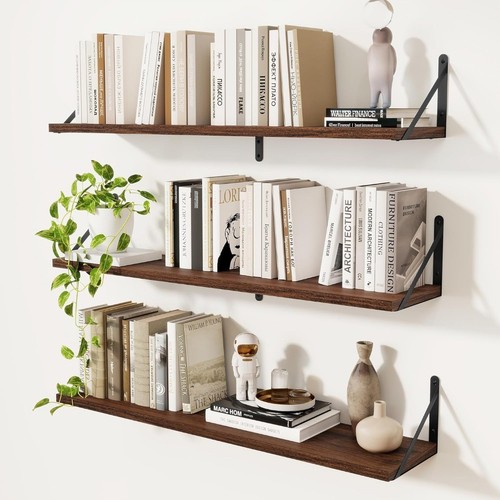Floating book shelves wall - shelves,