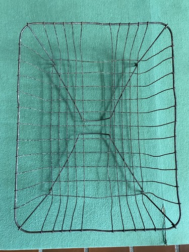 Vintage metal wire dish - vintage,