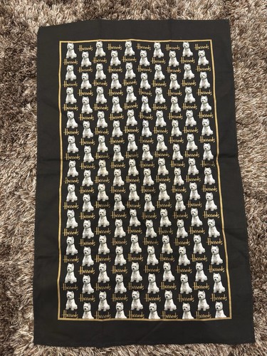 Harrods scottie dog tea - harrods, towel