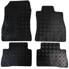 For Nissan Juke Car Mats Tailored Rubber 2010 to 2019 4pc Black Floor Set