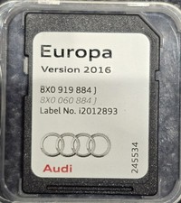For Audi A1 A6 A7 Q3 RMC Maps Sat Nav SD Card 2016 8X0919884J Original 