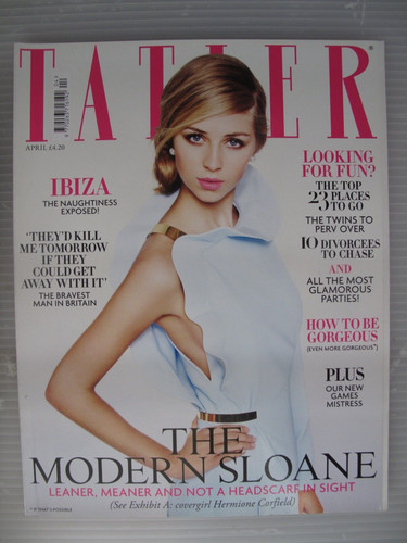 Tatler april 2013 hermione - april,