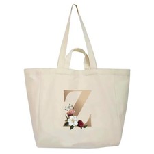 Reusable Canvas Extra Large Tote Grocery Shopping Bag Multi Purpose shoulder bag